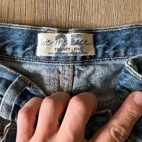 Free People We The Free Jean Shorts 25 - Picture 4 of 7
